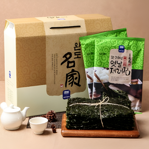 S84-완도명가 갓 구워낸 옛날재래김(무조미)선물세트 2호21836